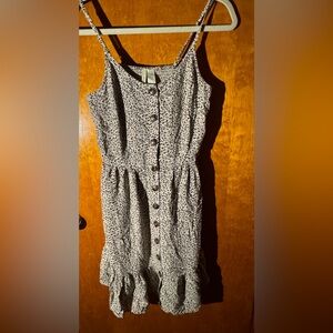 Japna Black and White Mini Dress